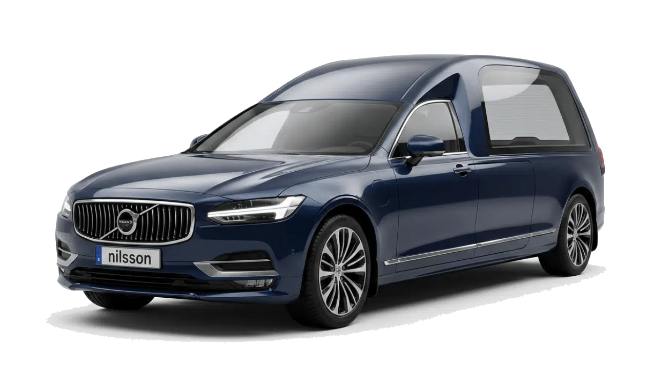 Begravningsbil V90