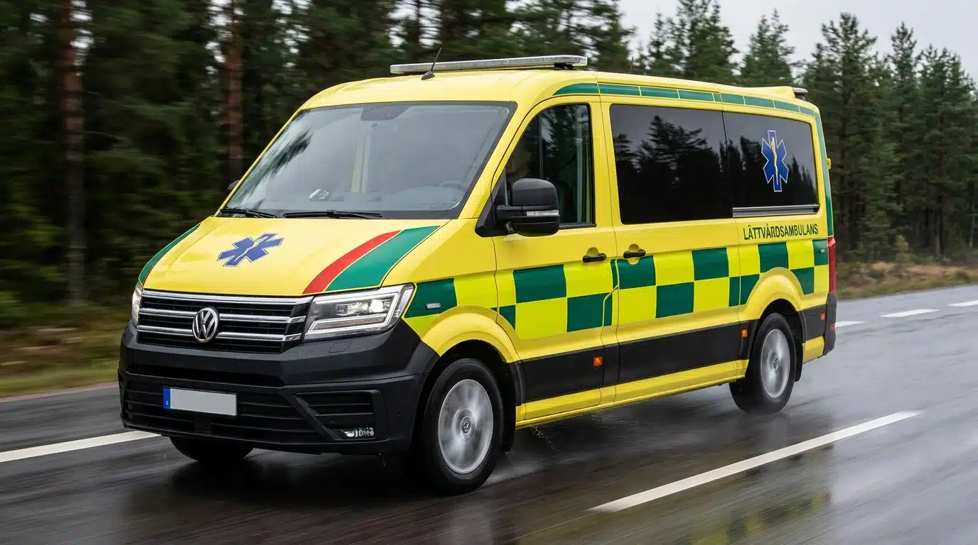 WV-ambulance miljö zoomed in